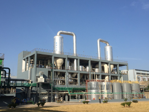 último caso de la compañía sobre Proyecto de la cristalización de la evaporación del Tres-efecto del cloruro sódico MVR+ de Hubei Taisheng 90T H (aguas residuales del pesticida)
