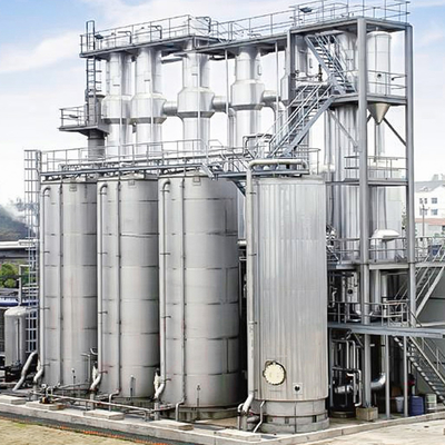 Evaporador Mvr automático de circulación forzada al vacío para aceite esencial de metanol