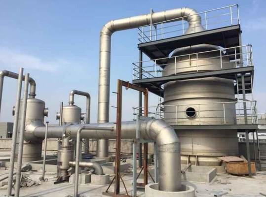 Evaporador MVR de rango de temperatura personalizado para el proceso de evaporación eficiente en energía