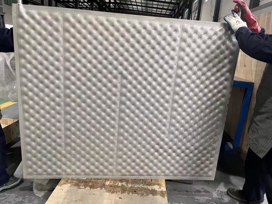 Placa de almohada de baja temperatura con una construcción de alta durabilidad