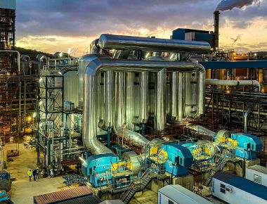 Evaporador Mvr de salmuera de circulación forzada continua de 440 V para desalinización de agua de mar