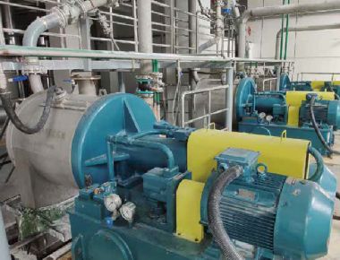 Centrifugadora del empujador de la etapa del doble de la hora de la separación de la sal