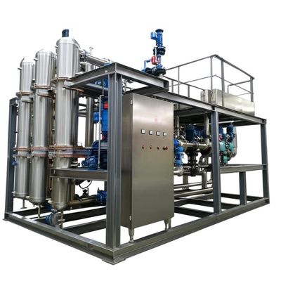 Evaporador MVR de acero inoxidable para aplicaciones alimentarias, químicas y ambientales