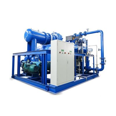 Tratamiento de salmuera Evaporador Mvr Desalinización de efluentes químicos Compresor de vapor