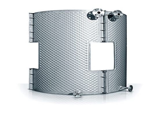 Cambiador de calor de la placa de la almohada de la soldadura de laser de la fibra SS304