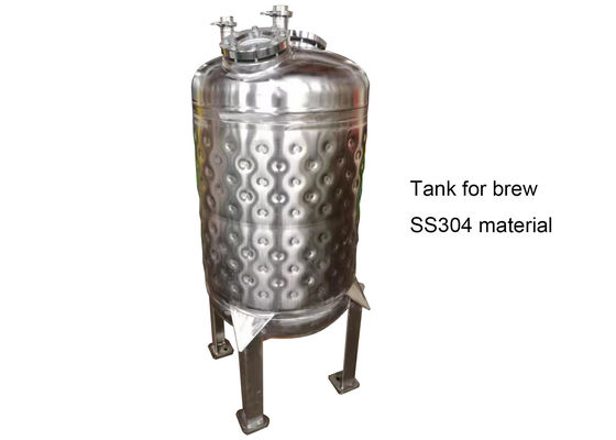 El tanque de la chaqueta de la placa de la almohada de SS316L 2000L para la fermentación de la cerveza