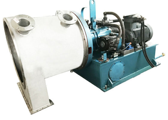 Máquina de la centrifugadora del empujador del titanio para el proceso ácido cloroacético
