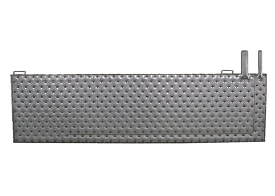 Placa de acero inoxidable modificada para requisitos particulares de la almohada del hoyuelo para el evaporador/el tanque de almacenamiento/el condensador
