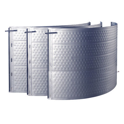 Niquele el acero inoxidable blanco Dimple Plate For Storage Tank