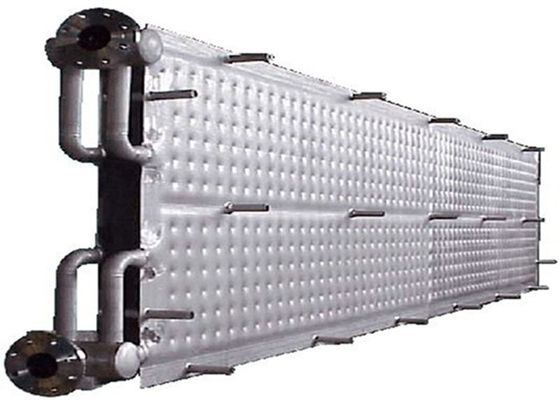 Exchanger de calor de almohada de placas de múltiples funciones 304 Fabricante para el evaporador de película de caída de placas