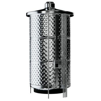 Acero inoxidable de soldadura con láser almohadilla de placa de hoyuelo de chaqueta evaporador para cerveza de cerveza