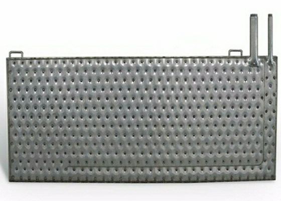 1.5 mm Placa de almohada doble en relieve para el intercambio de calor en hornos de esterilización