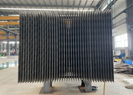 El cambiador de calor termo de la placa de los SS los 6x2m con los tubos anchos soporta la placa