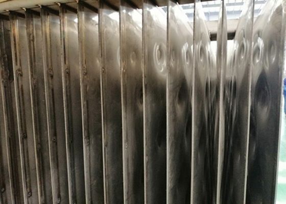 cambiador de calor formado hoyuelos de acero inoxidable de la placa de los 3x2m