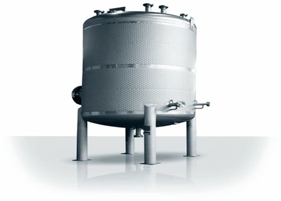 El tanque de la chaqueta de la placa de la almohada del acero 316L de Staineless, reactor del tanque vestido de almacenamiento del vino