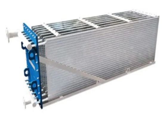El cambiador de calor termo de la placa de los SS los 6x2m con los tubos anchos soporta la placa
