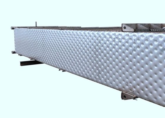Cambiador de calor de acero inoxidable de la placa de la almohada de la soldadura de laser el 12x2m