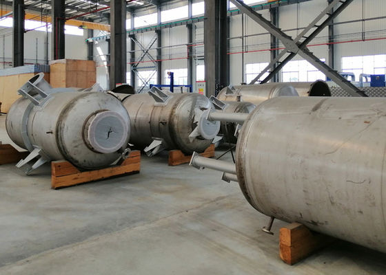 Alto evaporador de la MVR del coeficiente de transferencia de calor, evaporador de circulación forzada tubular
