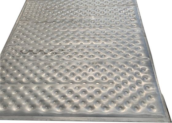 Cambiador de acero inoxidable de Dimple Pillow Plate For Heat de la soldadura de laser en industrias amplias