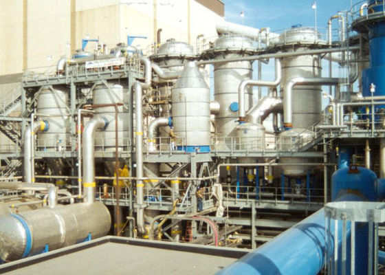 Evaporador termal de la recompresión del vapor de la escala industrial