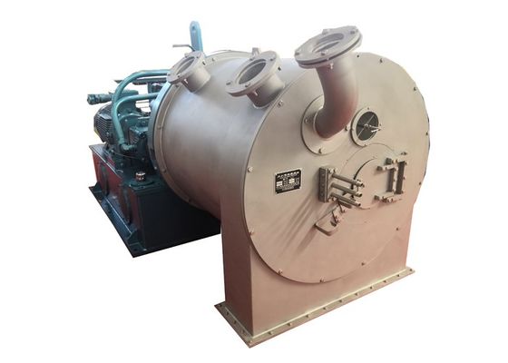 Máquina de la centrifugadora del empujador del titanio para el proceso ácido cloroacético