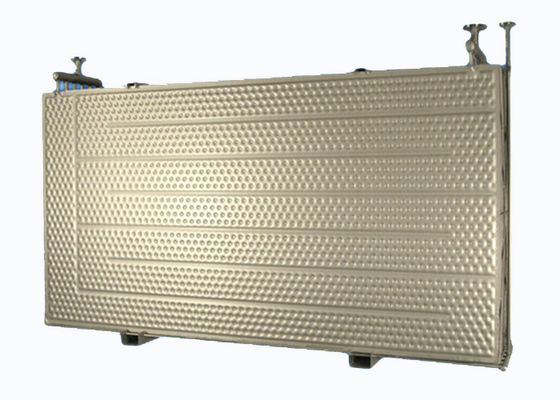 Camión de intercambiador de calor placa de hoyuelo de acero inoxidable 0.8mm