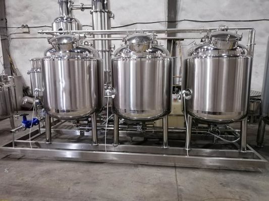producción del etanol de la baja temperatura del equipo de la extracción de aceite de 2000Lbs CBD
