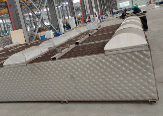 Evaporador de la placa de la almohada del efecto de Straw Pulp Evaporation Station With cinco del trigo