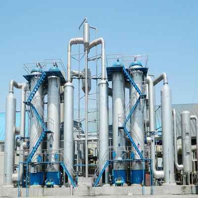 Línea de la concentración del evaporador de la cristalización del tubo de la MVR para la producción de sal